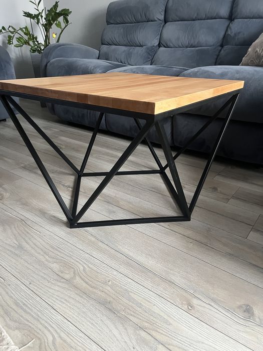 Stolik kawowy loft drewniany