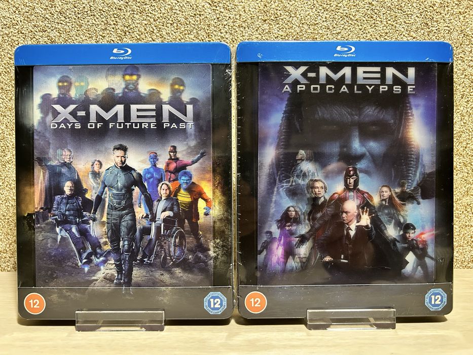 Steelbook Blu-ray Lenticular Железный человек 1-3 / Люди Икс: / Логан.