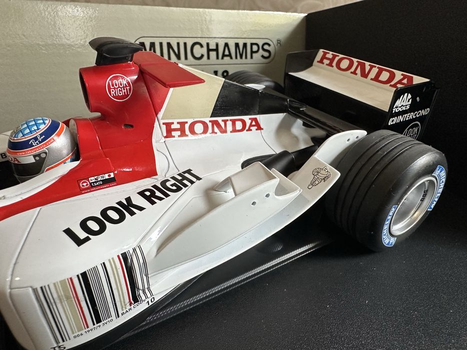 MINICHAMPS 1:18 BAR Honda #10 T.Sato: 7 800 грн. - Колекціонування