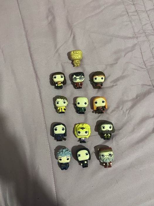 Lote 13 Mini Funkos Harry Potter Kinder Joy (Como Novos + Raro Dourado)