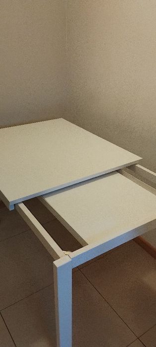 Stół Vangsta IKEA biały + 2 krzesła INGOLF