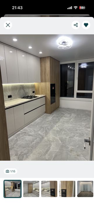 Продаж! 2-км НОВОБУДОВА здана з РЕМОНТОМ