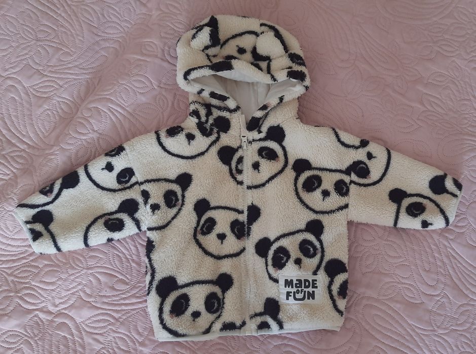 Куртка тедді на блискавці Next. Курточка на дівчинку