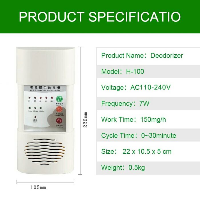 Озонатор. Освіжувач повітря програмований.