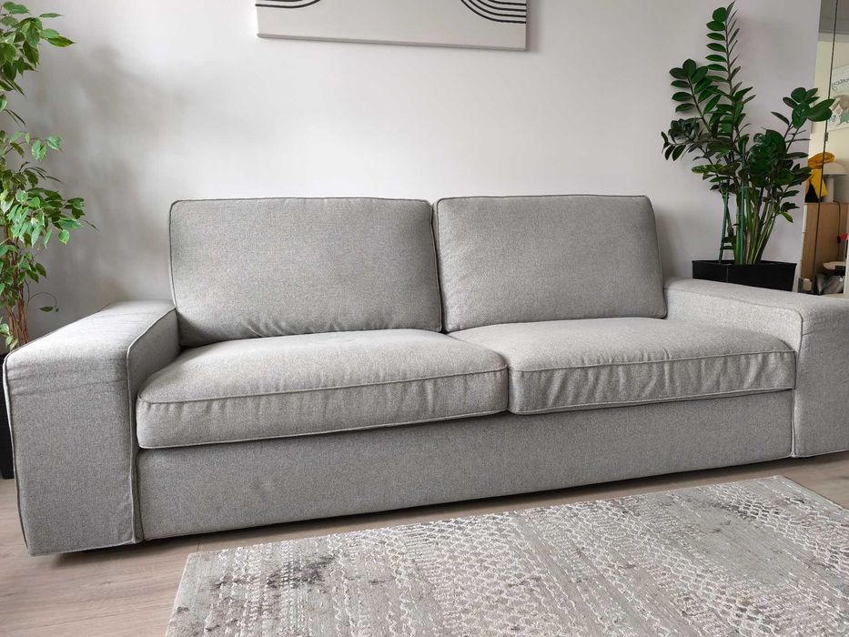 Kanapa Ikea do salonu kolor szary