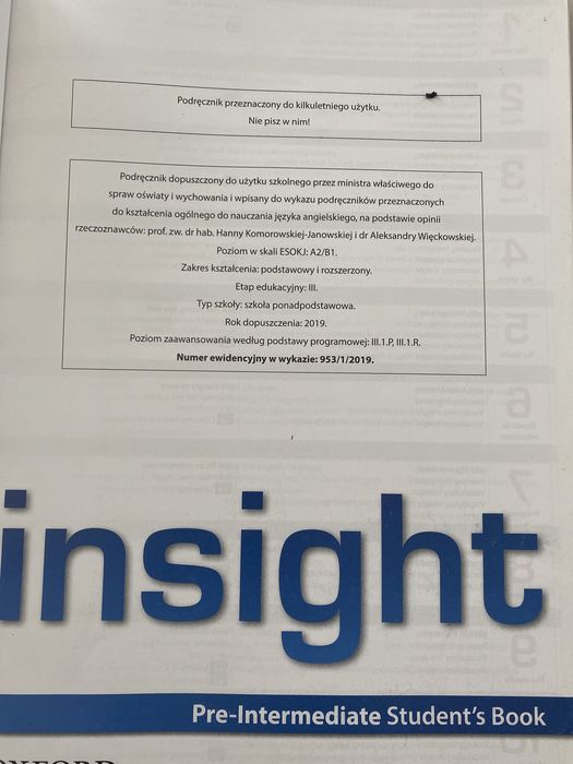 Insight  plus ćwiczenia gratis. -24 str uzup