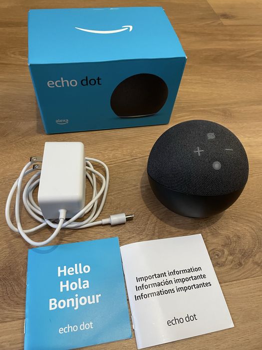 Amazon Echo Dot 4th Gen Smart Speaker - Charcoal