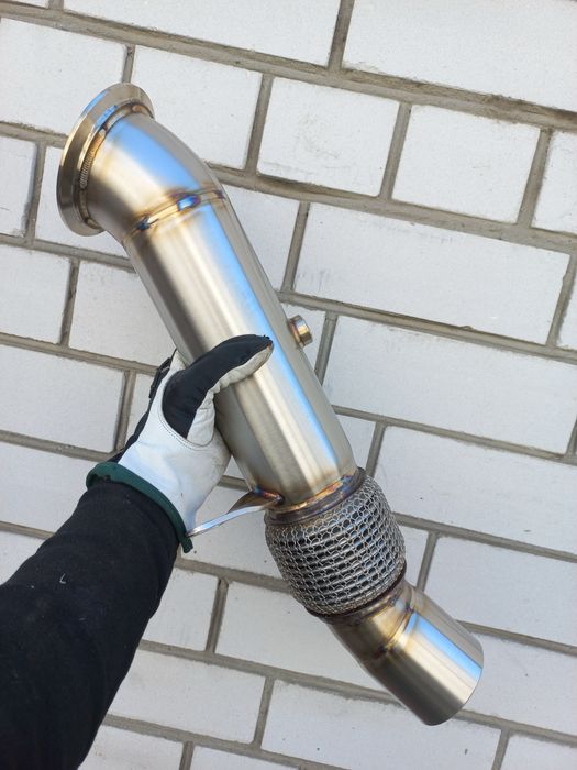 Даунпайп BMW n55 X5 F15 F16 F10 f06 N55 35i downpipe  ф15 ф16 ф10 н55