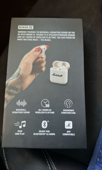 Fones Marshall Minor IV. Novos
