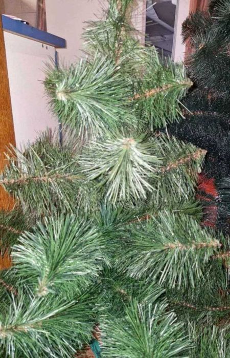 Штучна ялинка сосна 1м елка + чобіток  різдв'яний новорічний адвент