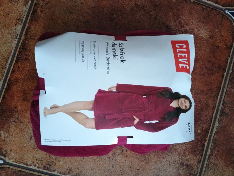 Nowy szlafrok damski L/XL