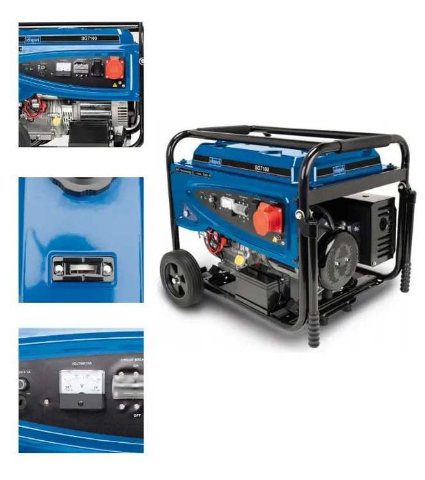 Бензиновий генератор з електростартером Scheppach SG7100 5.5 кВт 25 л