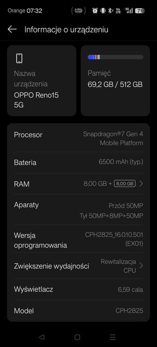 Oppo reno 15 512gb 8gb