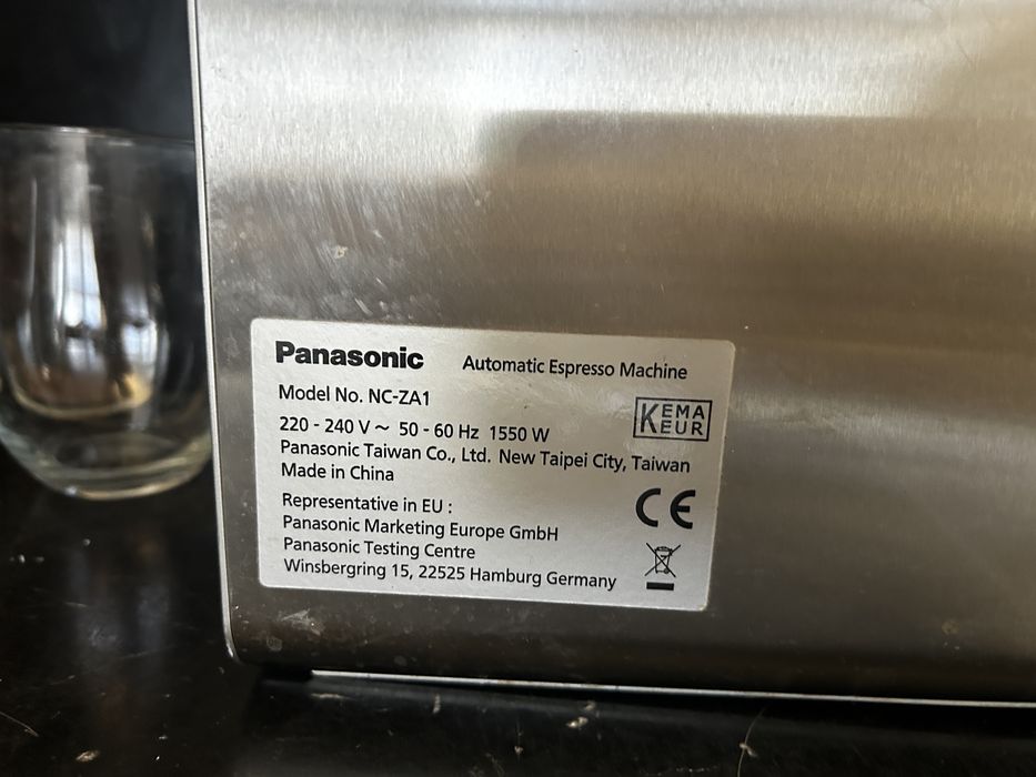 Ekspres Panasonic NC-ZA1 nie Jura ,saeco ,Delonghi