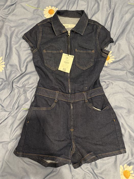 Kombinezon jeansowy