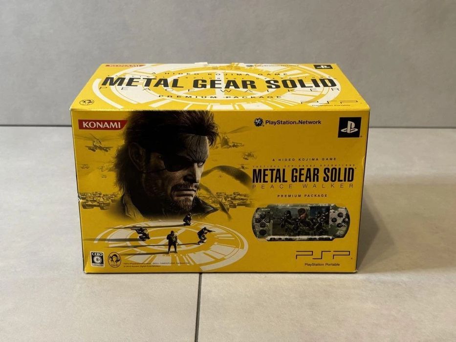 Psp edição colecionador metal gear solid s/caixa funciona 100%