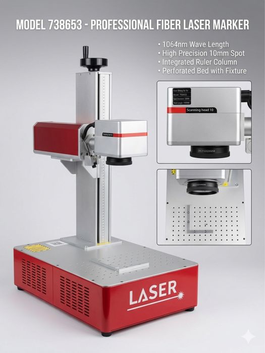 Maquina de Gravação a laser de Fibra 30W Raycus - Com garantia