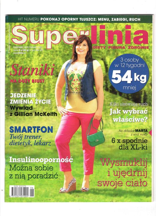 Super Linia Superlinia Diety Figura 12 Numerów Kompletny Rocznik 2012