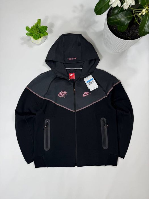 Зіпка Nike Tech Fleece Centrall Cee чорна Чоловіча кофта Найк Теч