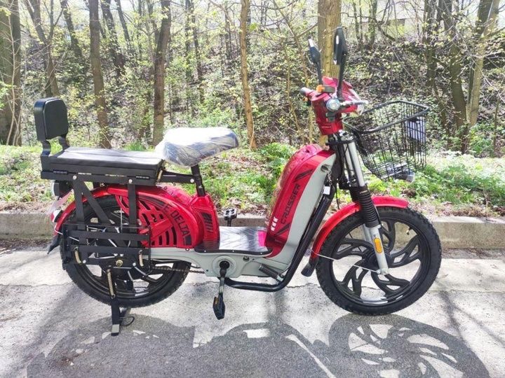 ХИТ ПРОДАЖ‼️Электро скутер E-DELTA 24" мопед мотороллер велосипед RUTA