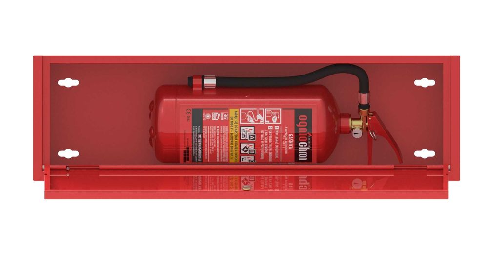 Szafka na gaśnicę natynkowa GRAS