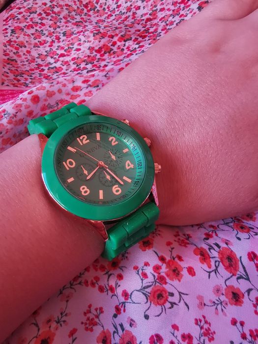 Relógio Verde Garrafa64586205403649121