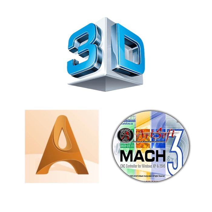 Створення керуючих програм та 3D моделей для фрезерних ЧПУ станків