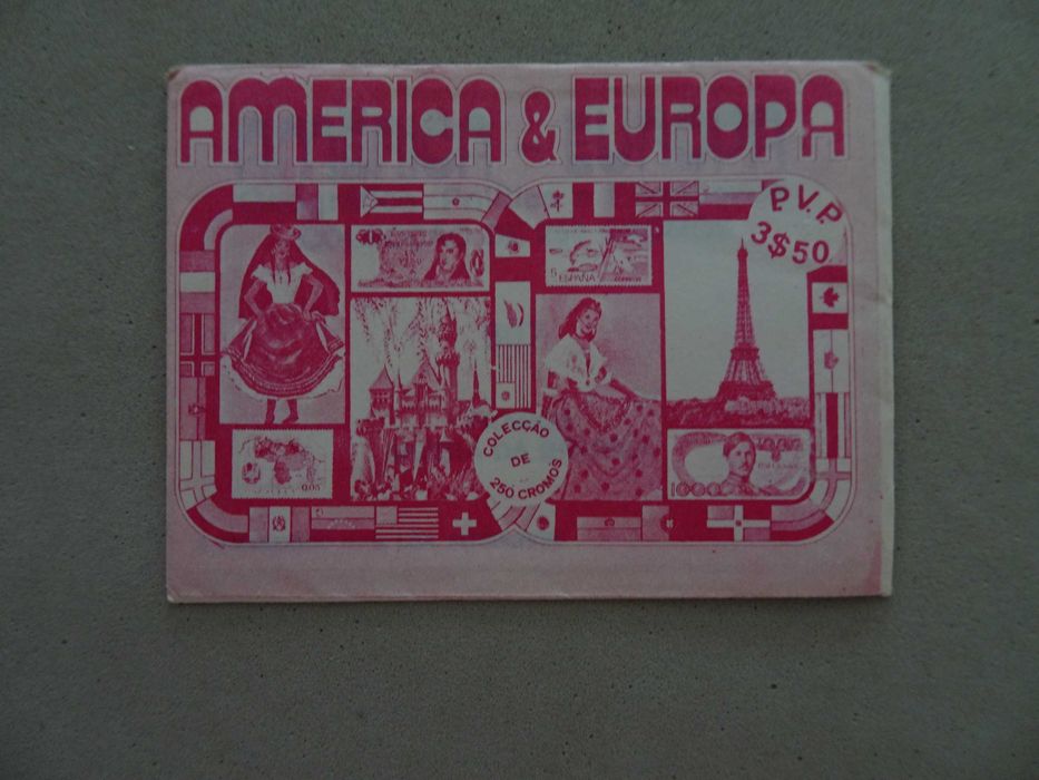 Closed sticker album: Americas and Europe, publisher Francisco Más