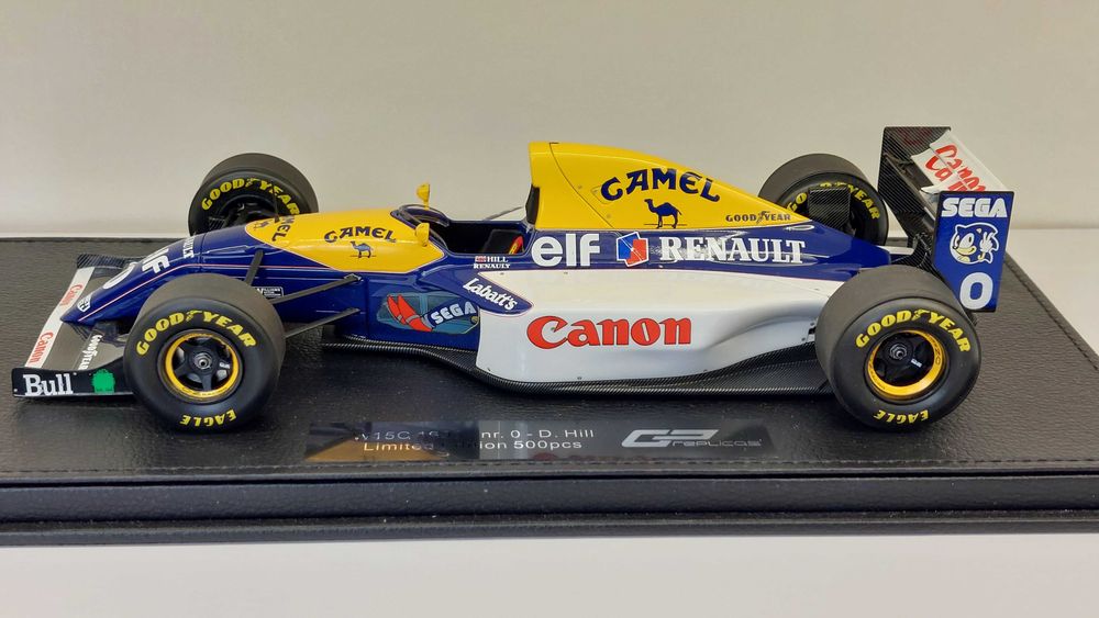 Williams FW15C D.Hill Sega Gp Replicas 1:18