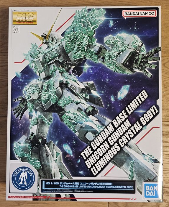 MG Gundam unicorn luminus crystal body