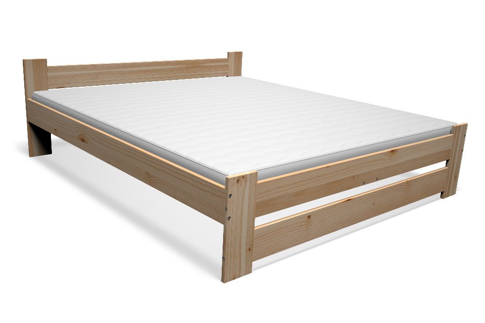 ŁÓŻKO 140x200 drewniane sosnowe PRODUCENT PROMOCJA