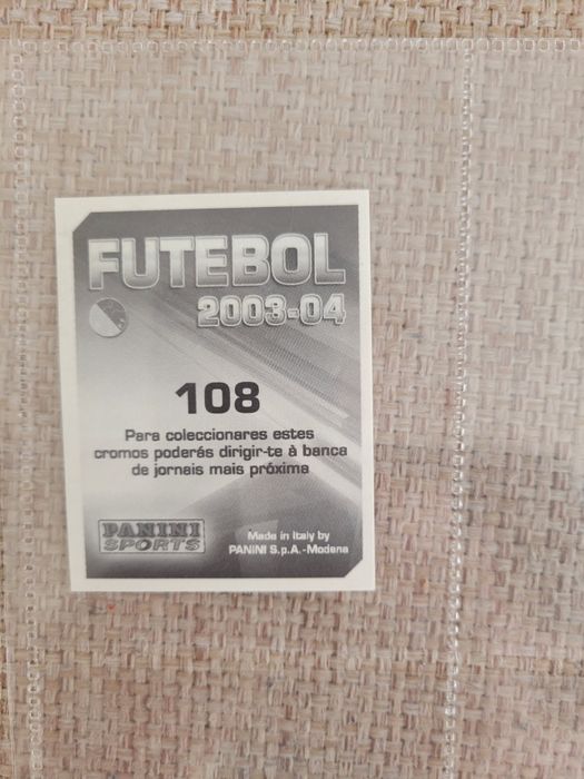 Cromo Raro – Miklós Fehér (Benfica) – Panini Futebol 2003-04