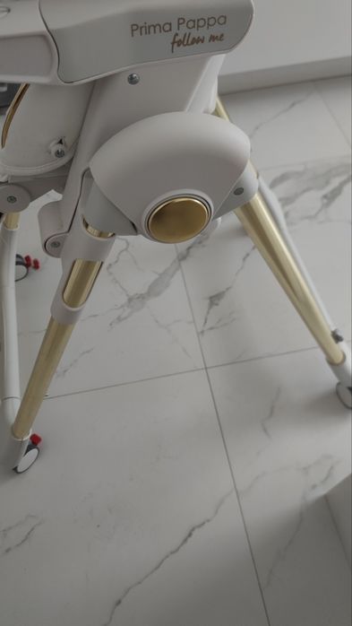 Cadeira Papa Peg Perego Prima Pappa Follow Me Gold