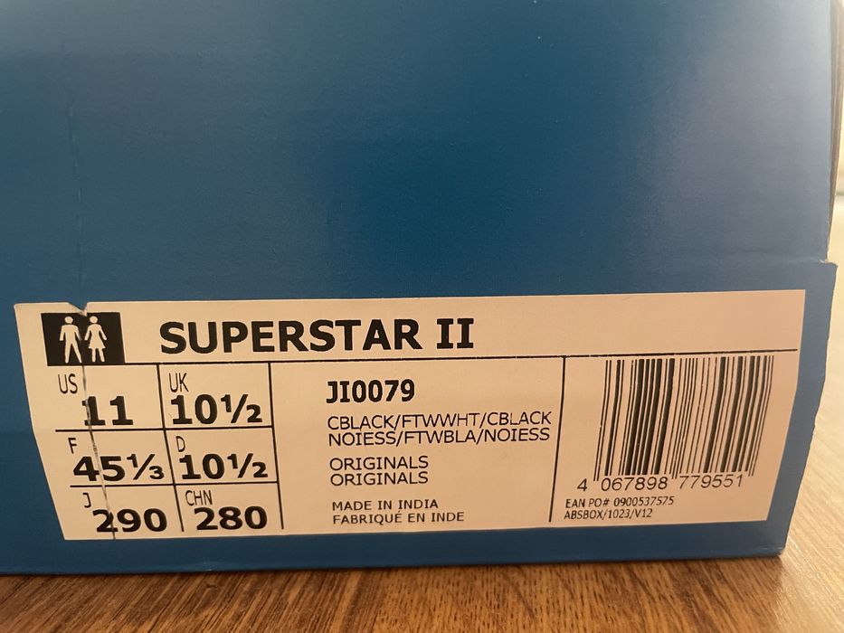 Adidas Superstar 2; р 45 1/3