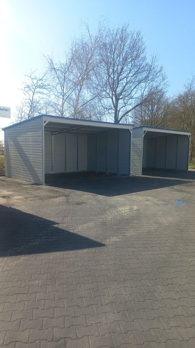 Wiata garażowa otwarta 6x4 carport premium
