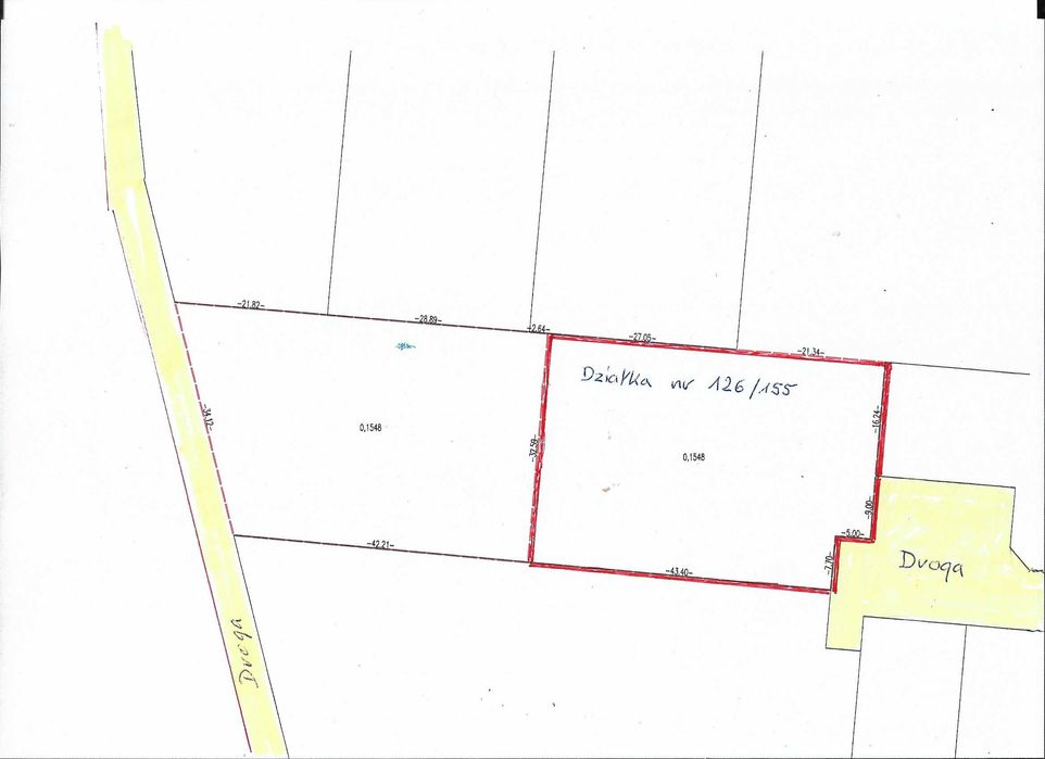 Działka pod zabudowę jednorodzinną