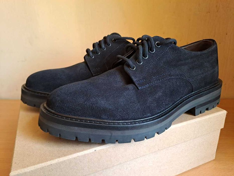 Мужские туфли, броги - Massimo Dutti, оригинал