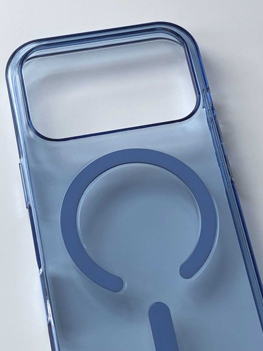 Чохол Blue iPhone 18 Pro Max Magsafe iPhone 17 Pro Max чехол айфон 17 Про Макс iPhone блакитний глянцевий чохол айфон 18 Про макс