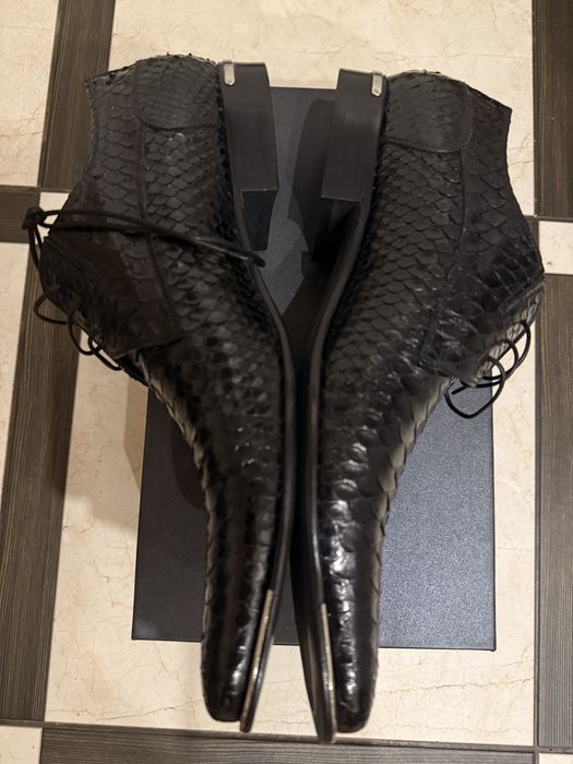 Туфли балдинини кожа питона