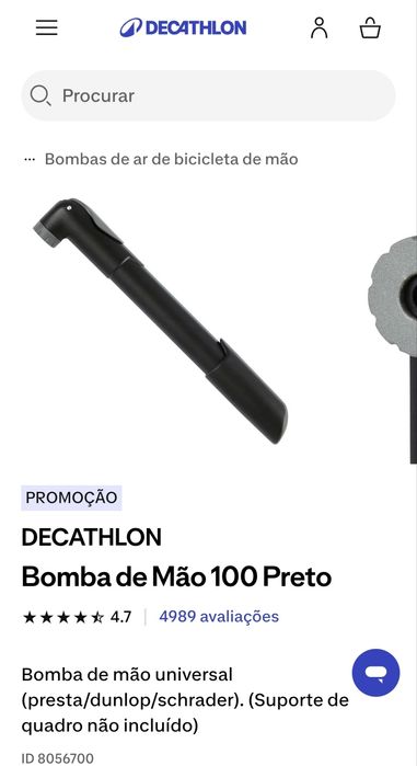 Bomba de ar portátil para Bicicleta