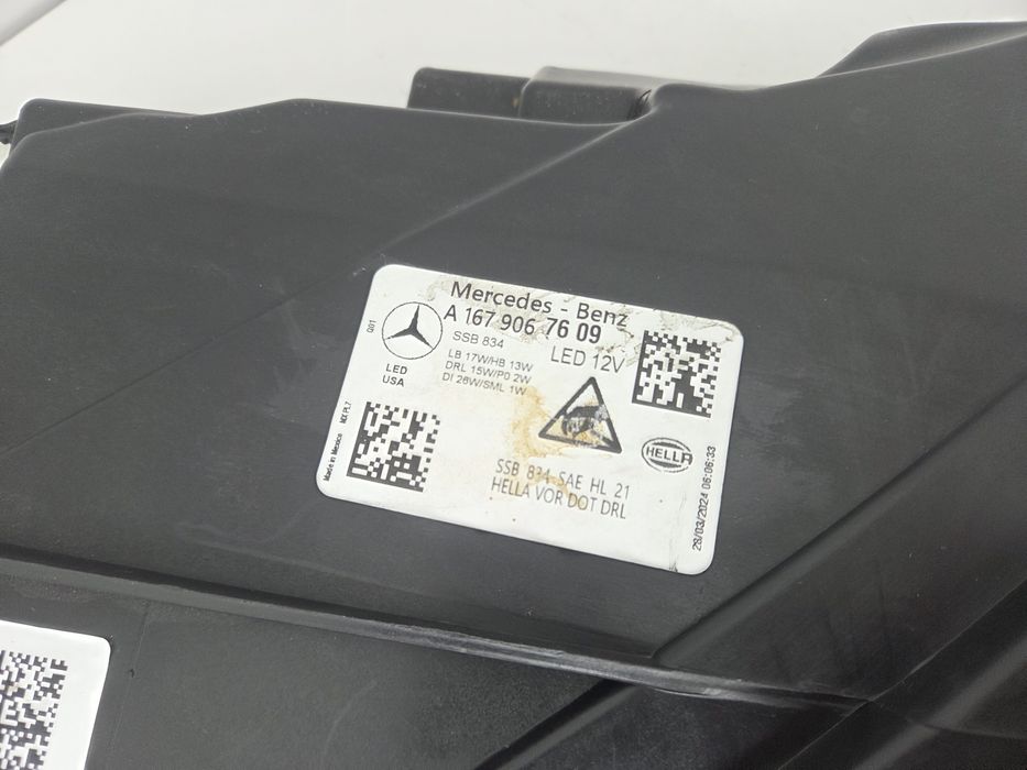 Фара права Mercedes GLE W167 2024-2025 USA