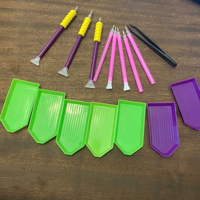 Acessórios para pintura de diamante