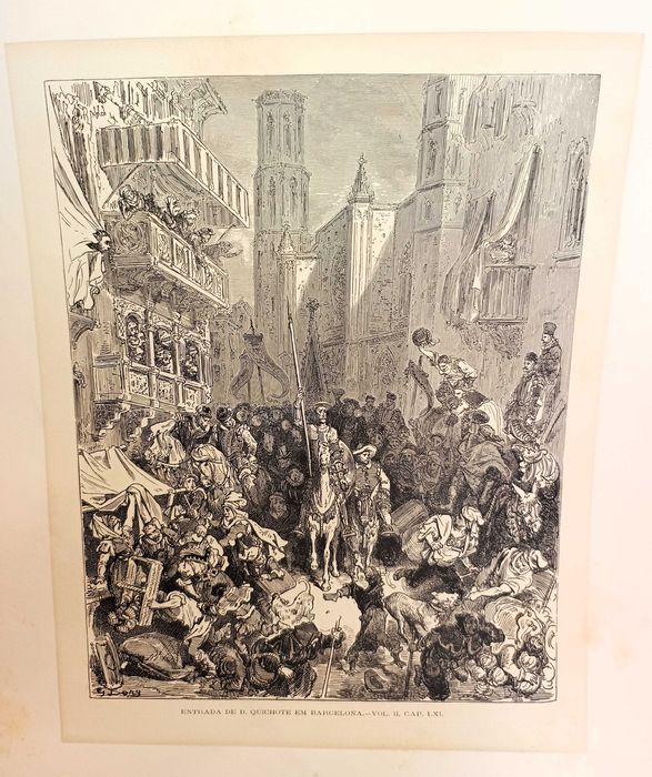 Gravuras Dom Quixote de la Mancha Gustave Doré H. Pisan 1866 24