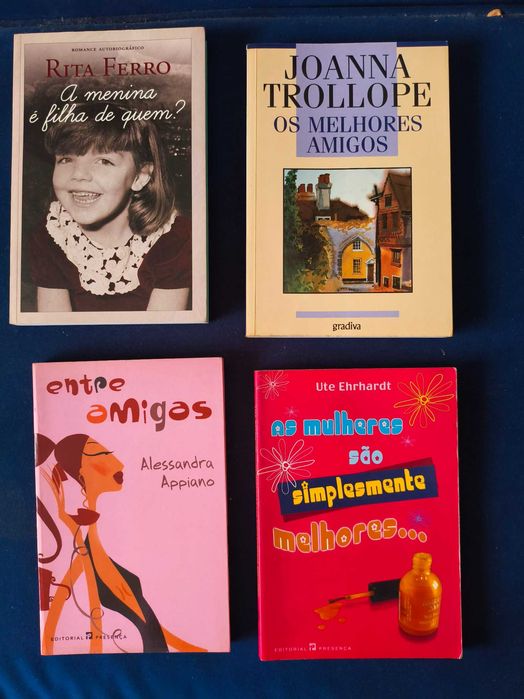 Lote 4 Livros Romances e Histórias de Relações Humanas e Universo Feminino