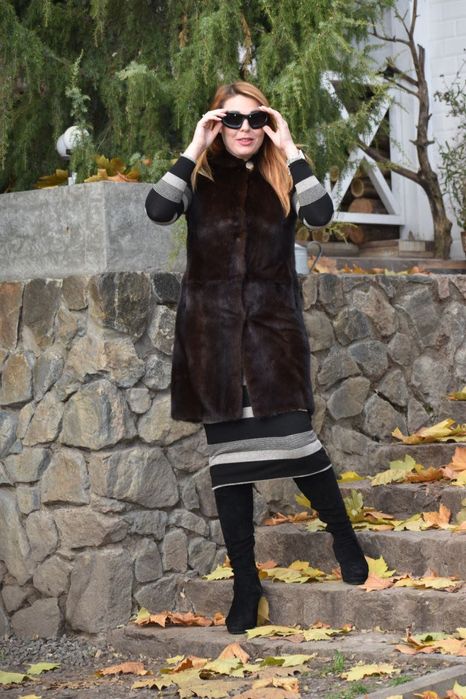 Жилет  норка оригинал италия