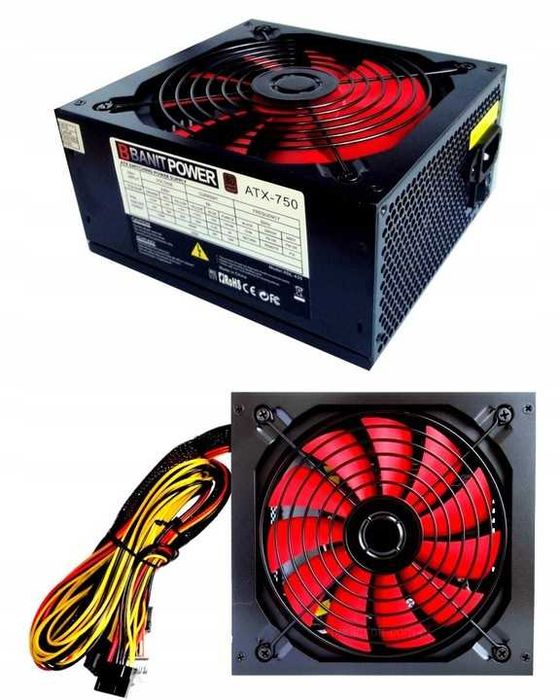 Zasilacz ATX BanditPower XDL-425 750W A-PFC 80+ 14cm 4x SATA