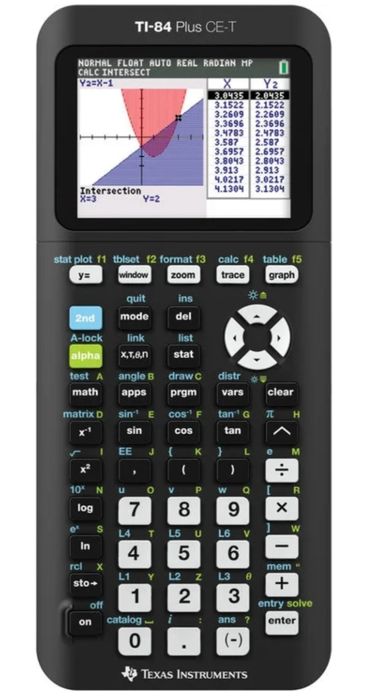 Calculadora gráfica/científica Texas Instruments TI-84 Plus CE-T