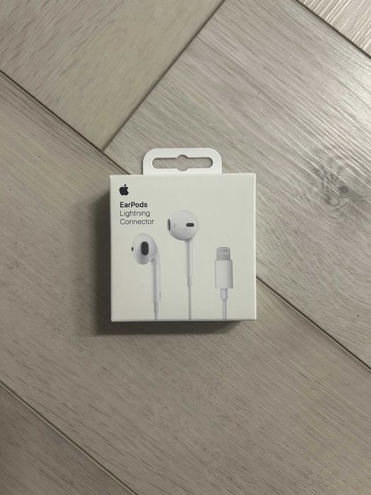 Apple Earpods Lightning навушники провідні з мікрофоном для айфона