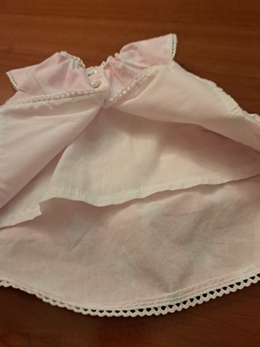 2 vestidos de menina T. 3 meses - 100% Algodão  das marcas Vertbaudet