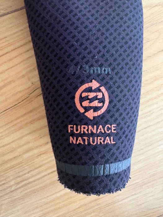 Wetsuit Billabong Women Furnace Natural 4/3mm - 8 / como NOVO!